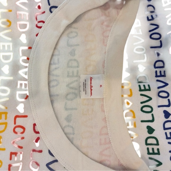 Hanna Anderson- Rainbow “LOVED” Pajamas Set - Picture 3 of 4